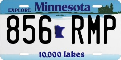 MN license plate 856RMP