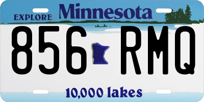 MN license plate 856RMQ