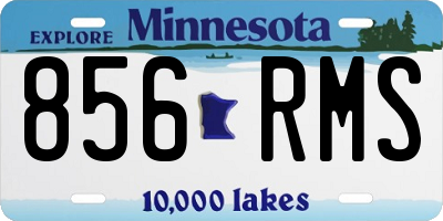 MN license plate 856RMS