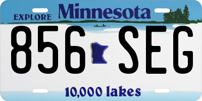 MN license plate 856SEG
