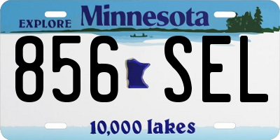 MN license plate 856SEL