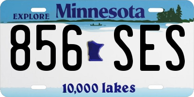 MN license plate 856SES