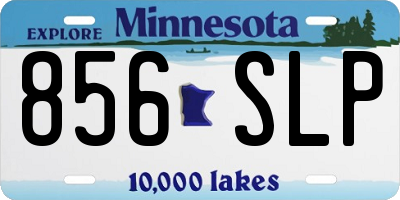 MN license plate 856SLP