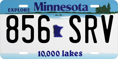 MN license plate 856SRV