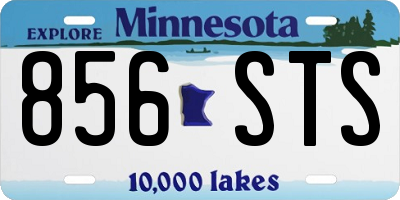 MN license plate 856STS