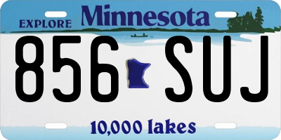 MN license plate 856SUJ