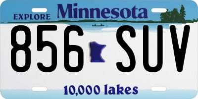MN license plate 856SUV