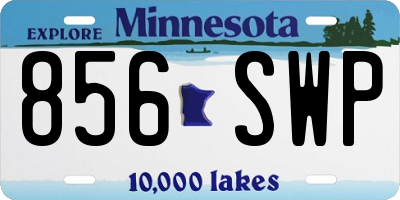 MN license plate 856SWP