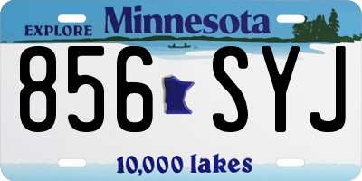 MN license plate 856SYJ