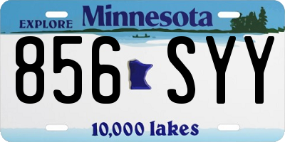 MN license plate 856SYY