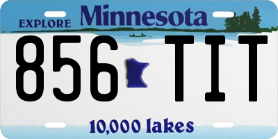 MN license plate 856TIT