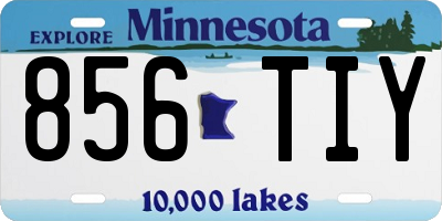 MN license plate 856TIY