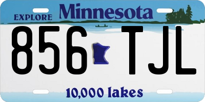 MN license plate 856TJL
