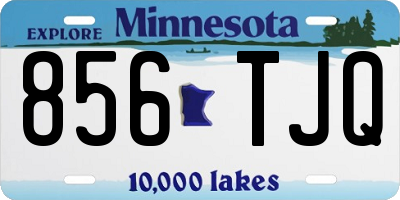 MN license plate 856TJQ