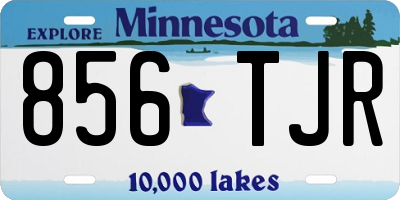 MN license plate 856TJR