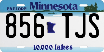 MN license plate 856TJS