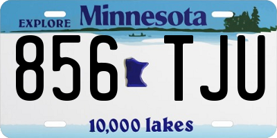 MN license plate 856TJU