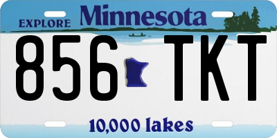 MN license plate 856TKT