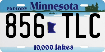 MN license plate 856TLC