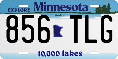 MN license plate 856TLG