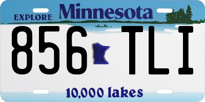 MN license plate 856TLI