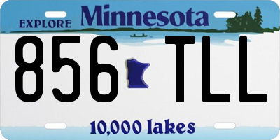 MN license plate 856TLL