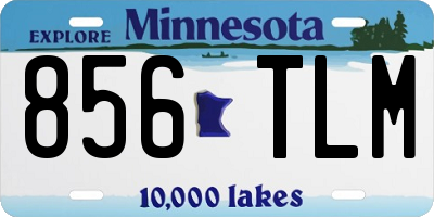 MN license plate 856TLM