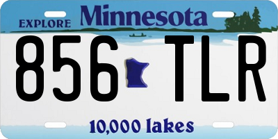 MN license plate 856TLR