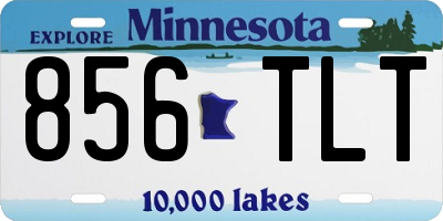MN license plate 856TLT