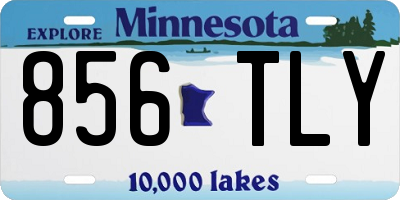 MN license plate 856TLY