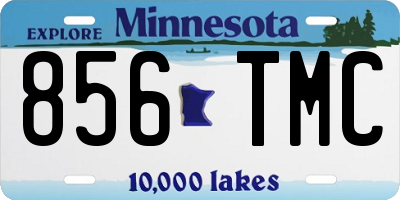 MN license plate 856TMC