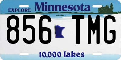 MN license plate 856TMG