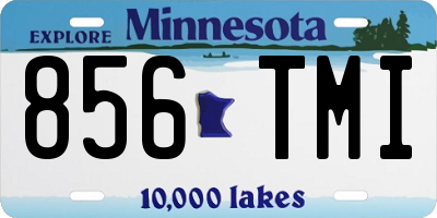 MN license plate 856TMI