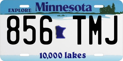 MN license plate 856TMJ