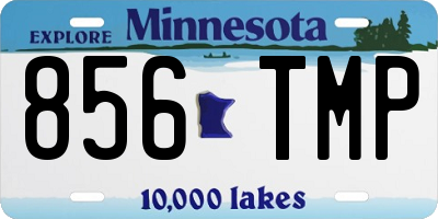 MN license plate 856TMP