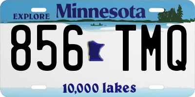 MN license plate 856TMQ
