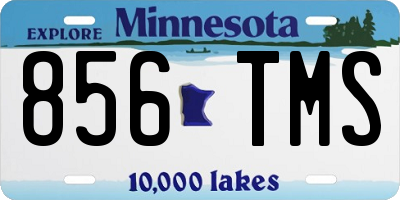MN license plate 856TMS