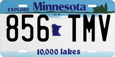 MN license plate 856TMV