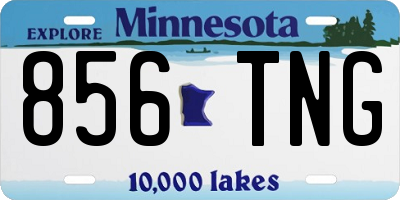 MN license plate 856TNG