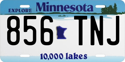MN license plate 856TNJ