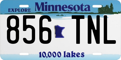 MN license plate 856TNL