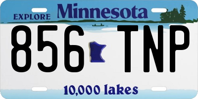 MN license plate 856TNP