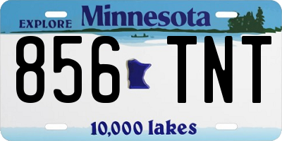 MN license plate 856TNT