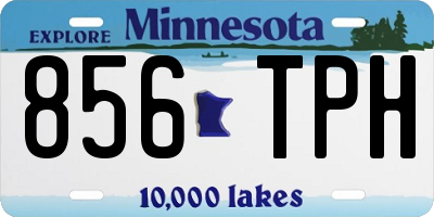 MN license plate 856TPH