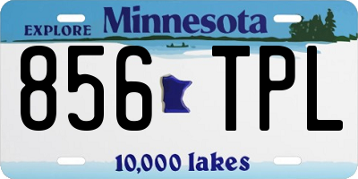 MN license plate 856TPL