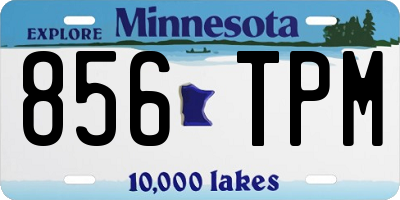 MN license plate 856TPM