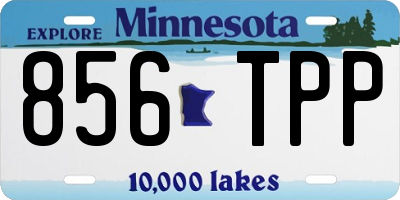 MN license plate 856TPP