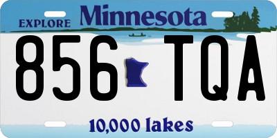 MN license plate 856TQA
