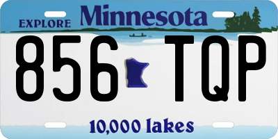 MN license plate 856TQP