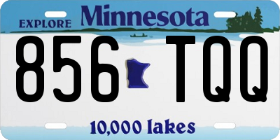 MN license plate 856TQQ